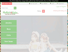 Tablet Screenshot of myretrobaby.com